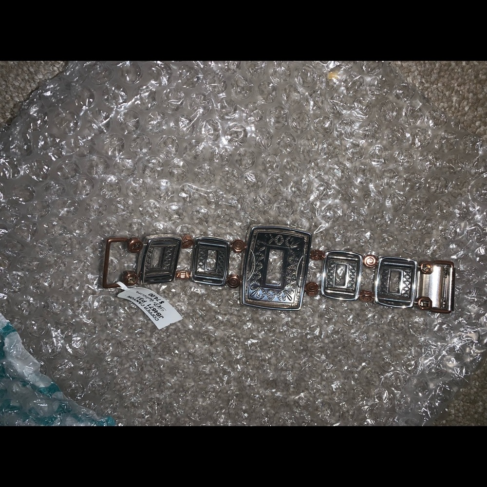 Brighton two tone large bracelet NWT